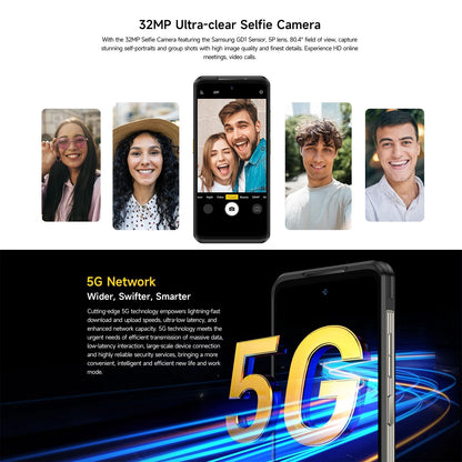 Ulefone Armor 25T Pro 5G Rugged Smartphone Thermal Imaging Android 14 Waterproof 6.78'' 33W 50MP+64MP 6GB+256GB 6500mAh NFC