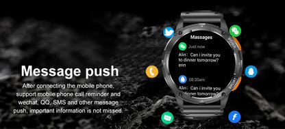 Smart Watch AK59 Bluetooth Call AI Voice 1.43inch AMLOED HD Large Screen Heart Rate Outdoor Sport Men Women Smartwatch