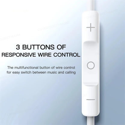 Original Headphones For Apple iPhone 16 15 14 13 12 11 Pro Max Plus For Lightning USB C 3.5MM In-ear Wired Earphones Accessories - Universal Market