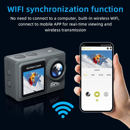 Action Camera 5K 4K bicycle camera Electronic Stabilizer Action cam WiFi sports video cameras Helmet Video Recording Cameras
