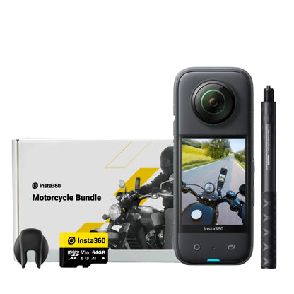 Insta360 X3 - Waterproof 360 Action Camera with 1/2" 48MP Sensors, 5.7K 360 Active HDR Video, 72MP 360 Photo, 4K Single-Lens
