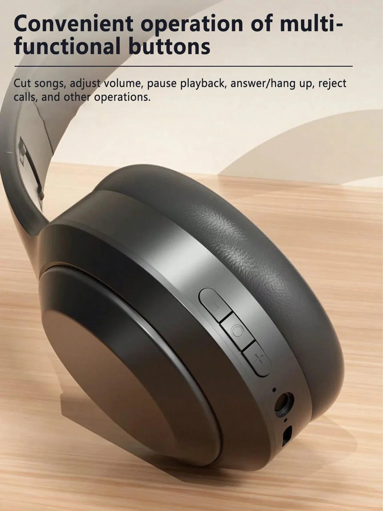 M5 Wireless Headset Bluetooth5.3 HiFi Stereo Earphones Noise Cancelling Gaming Headband Foldable with Mic Earbuds - Universal Market