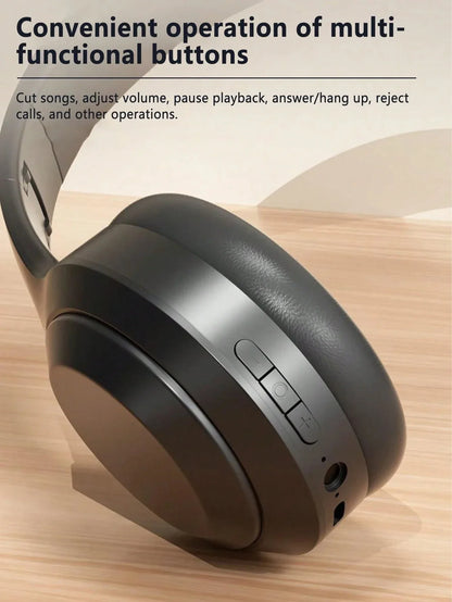 M5 Wireless Headset Bluetooth5.3 HiFi Stereo Earphones Noise Cancelling Gaming Headband Foldable with Mic Earbuds - Universal Market