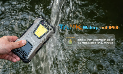 Unihertz TANK Rugged Night Vision Smartphone, Cell Phone, Mobile Phone, 22000 mAh, 8GB, 256GB, 108M Camera, 66W PD, Helio G99