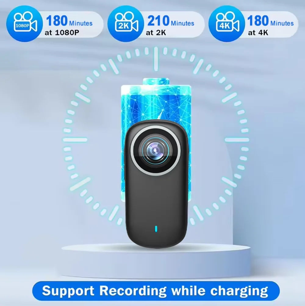 4K portable WIFI camera, sports bike camera, integrated helmet handlebar, motorcycle, road sports camera, mini UHD sports camera