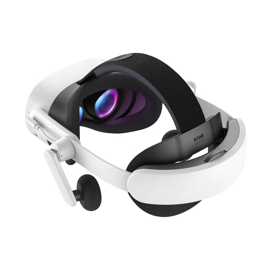 KIWI design Audio Head Strap with Battery for Meta/Oculus Quest 3/3S, K4 Duo DualFast Charging Headset, VR Accessories with Bala