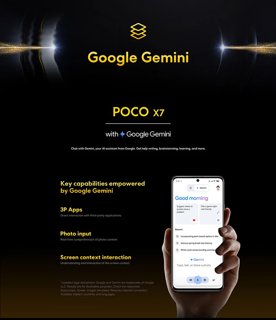 POCO X7 Global Version Cellphone 256GB 512GB Dimensity 7300-Ultra 6.67" 1.5K AMOLED Curved Display 45W Turbo Charging NFC IP68