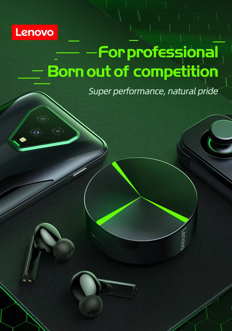 Choice Original Lenovo LP6 TWS Wireless Buletooth V5.1 Earphones Dual Mode Music Gaming Headsets New E-Sports  Headphones - Universal Market