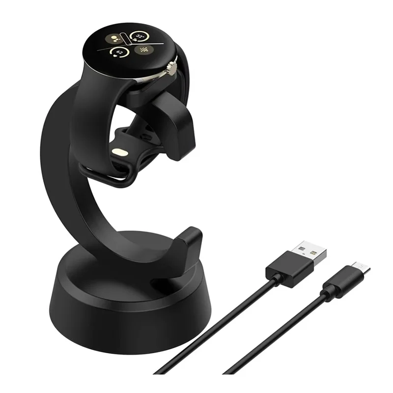 2025 New-Magnetic Charger Dock Stand With USB Type-C Charging Cable Charge Station Base For Google Pixel Watch 3 41MM 45MM