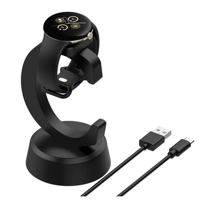 2025 New-Magnetic Charger Dock Stand With USB Type-C Charging Cable Charge Station Base For Google Pixel Watch 3 41MM 45MM
