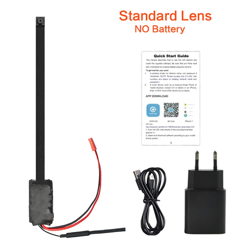1080P HD Mini WiFi Camera Diy Module Nanny Video Recorder 4K Home Security Micro Camcorder Alarm RemoteControl Monitor hidden TF - Universal Market