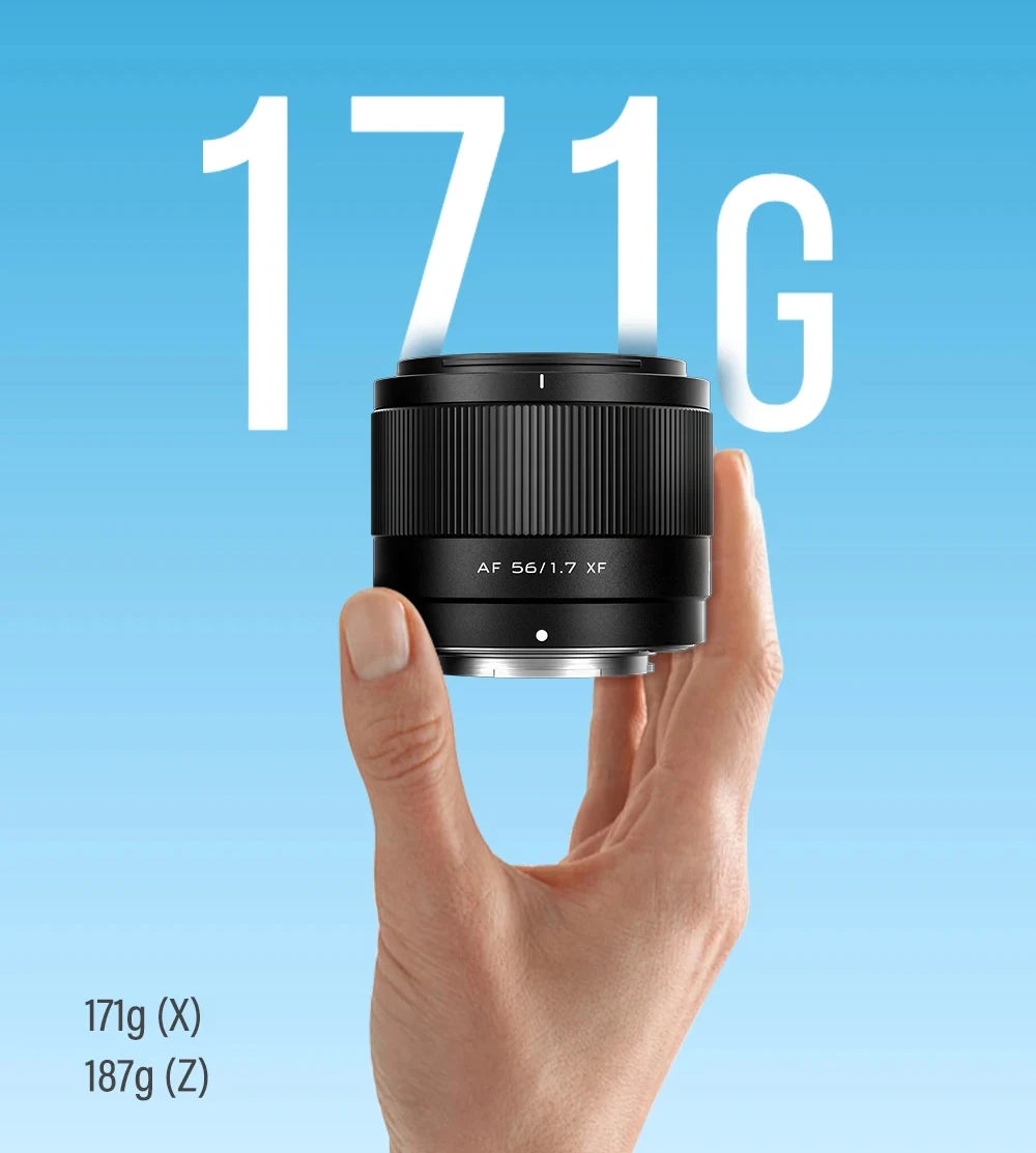 VILTROX 56mm F1.7 for Fuji X Nikon Z Mount Camera Lens Auto Focus Portrait APS-C for Fujifilm X-T4 T200 X-H2S X-T30II X-Pro3 Z30 - Universal Market