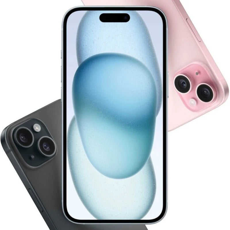 iPhone 15 Dual eSIM 6.1" Genuine Super Retina XDR OLED 128/256/512GB ROM 6GB RAM Face ID NFC A16 Original 98% New 5G Cell Phone - Universal Market