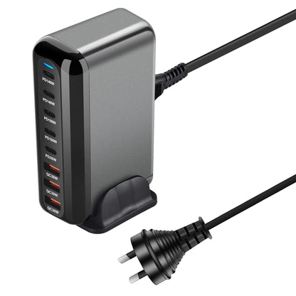 2025 New 600W GaN 8-port Fast Charger Type C 5C3A PD USB C Fast Charging Station PD3.1 Adapter for Phone and Tablet Dropshipping