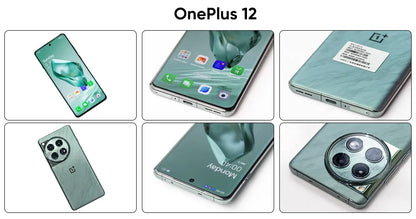 2023 New Original OnePlus 12 Global Rom Snapdragon 8 Gen 3 6.82 Inch AMOLED Display Screen 50MP 5400mAh Battery 100W SuperVooc