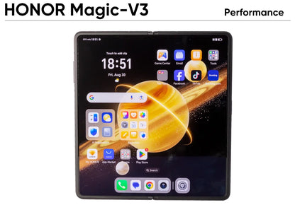 RU Express Global Version Honor Magic V3 5G Foldable LTPO OLED 120Hz Display 7.92" 50MP Camera Snapdragon 8 Gen 3 5150mA 66W NFC