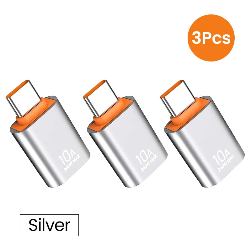 Olaf 10A OTG USB 3.0 To Type C Adapter TypeC Female to USB Male Converter Fast Charging Data Transfer For Macbook Xiaomi Samsung