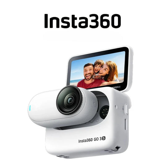 Insta360 GO 3S Camera 4K Thumb Magnetic Action Camera with FlowState Stabilization 10m Waterproof Apple Find My Vlog