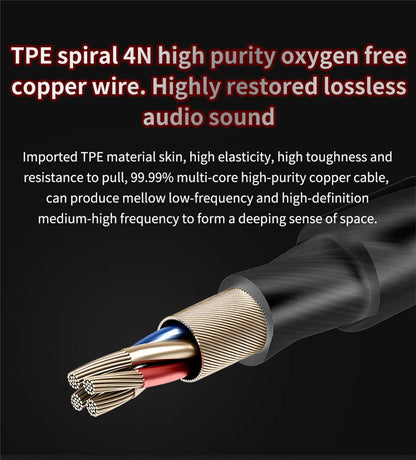 Original QKZ AK6 Copper Driver HiFi Wired Earphone 3.5MM Race Sport Headphone Bass Stereo Headset Music Earbuds In Ear With Mic - Universal Market