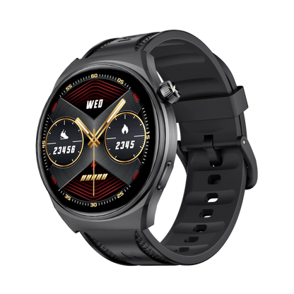 KUMI GW6 Smart Watch with ChatGPT AI Assistant, 1.43" AMOLED Display, Bluetooth Call, 100+ Faces, Fitness Tracker,  Waterproof
