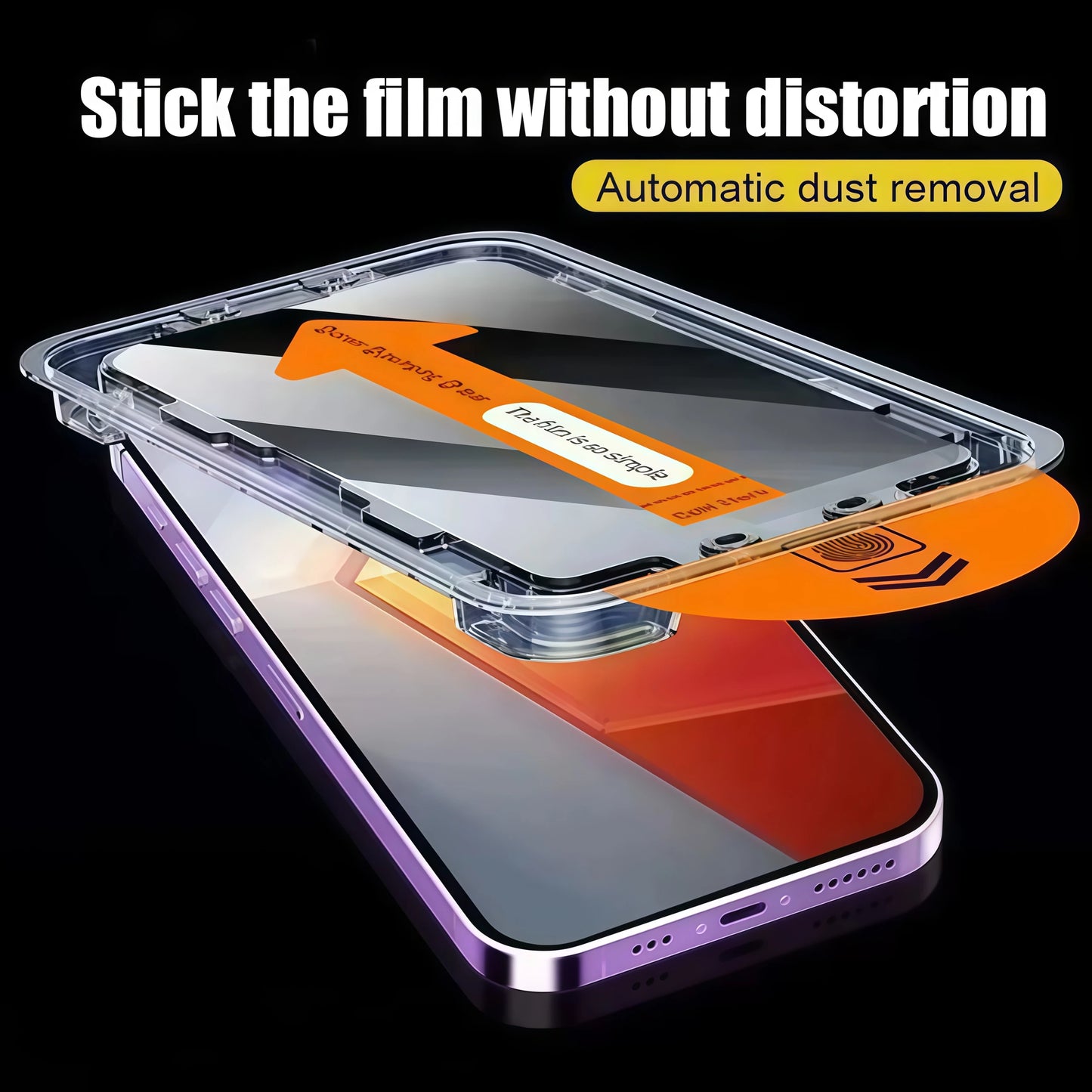 3Pcs For iPhone 16 15 14 13 12 11 Pro Max Mini 16E X XS Max XR Dust Free Installation Privacy Screen Protector Anti-spy Glass