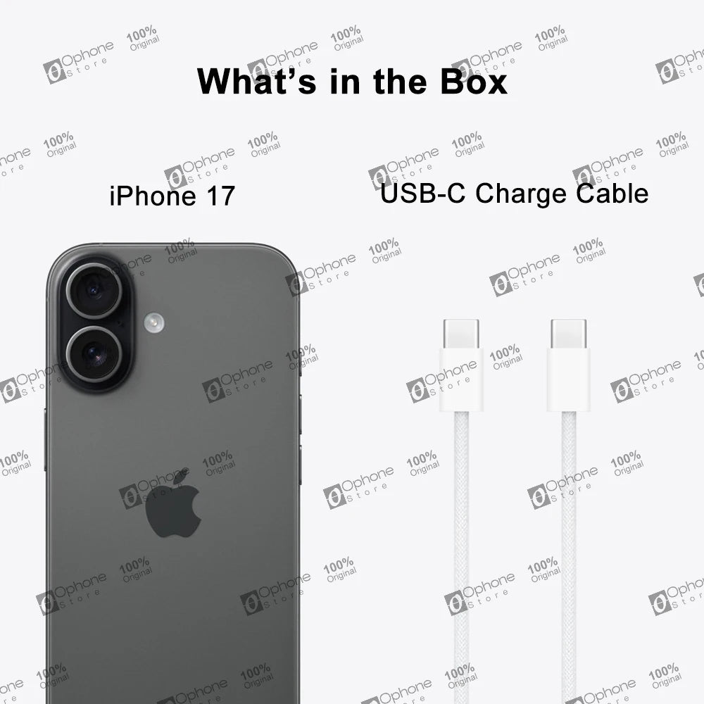 2025 NEW iPhone 17 Smartphone A19 Chip 256GB ROM 120Hz 6.3" XDR Display 48MP Rear Camera Control Action Button Dynamic Island - Universal Market