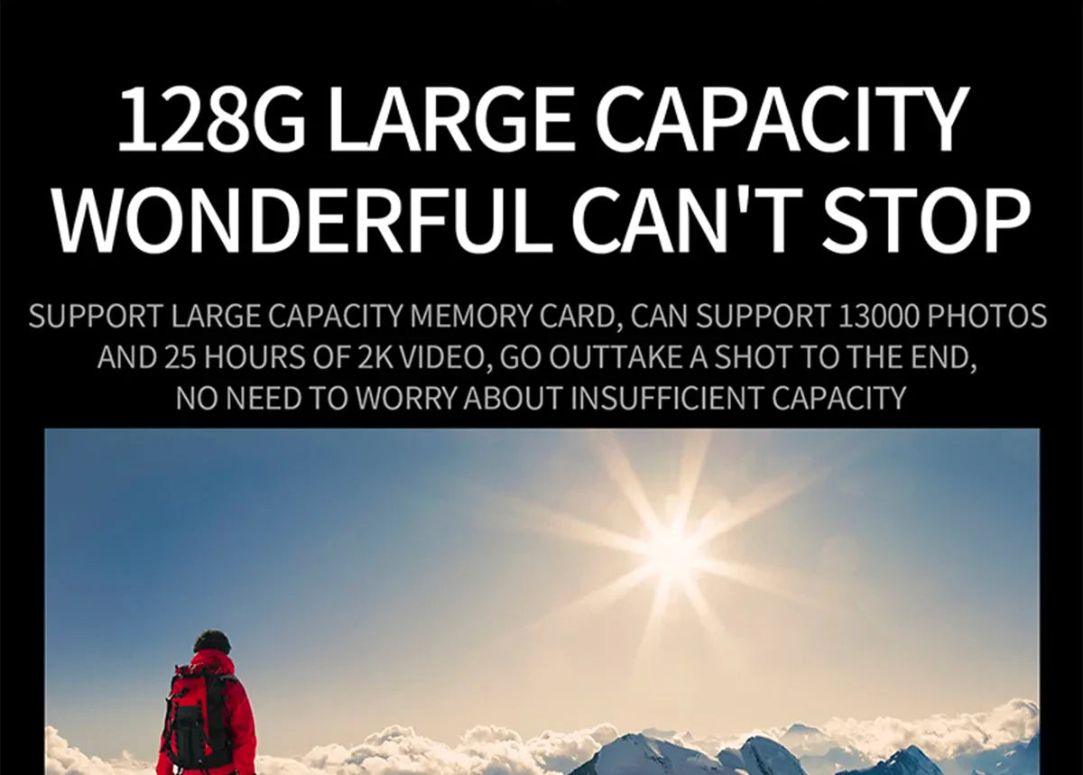 Action Camera 4K60FPS With Remote Control Screen Waterproof Sport Camera Drive Recorder Sports Camera Helmet Action Cam