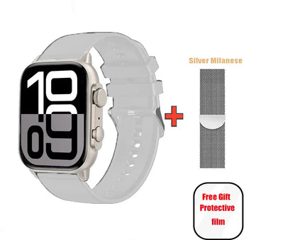 Microwear Smart Watch Ultra 4 Pro Series 10 49mm Gesture Answer ChatGPT NFC Compass Waterproof Sport Smartwatch For Android ios
