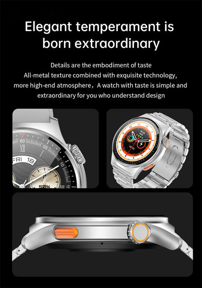 2025 New Outdoor Sport Smart Watch GPS Track Health Monitoring AI Voice Waterproof Fitness Bluetooth Call Smartwatch For HUAWEI