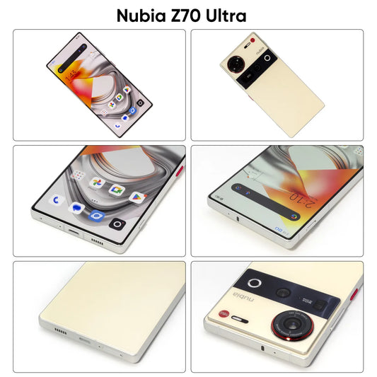 Global Version Nubia Z70 Ultra NX733J 5G Smartphone Snapdragon 8 Elite 6.85" 144Hz AMOLED Display 6150mAh 80W Fast Charge IP69