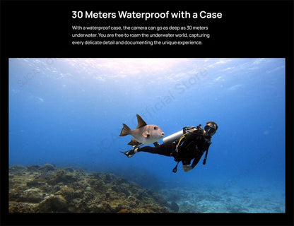 SJCAM SJ5000X Elite Action Camera 4K FHD Video 30M Waterproof 2.4G WiFi Action Original Camera Sports Camera Bicycle Helmet