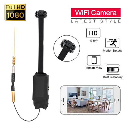 Mini Camera 1080P HD WiFi Camera DIY Portable Wireless Module Video Recorder Support Remote View Security P2P Small Camcorder - Universal Market
