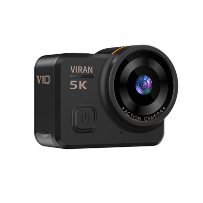 VIRAN V10 5K Action Camera Electronic Image Stabilization 2" Touch LCD 4K Waterproof Action Camera Dashcam Motion Detection