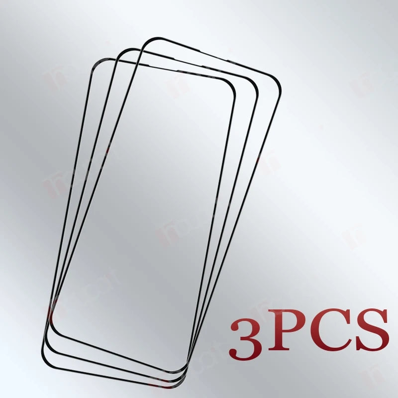 3PCS /For Apple 17Pro Screen Protector For iphone 17 Tempered Glass 9h Anti-Scratch Full Glue Front Glass