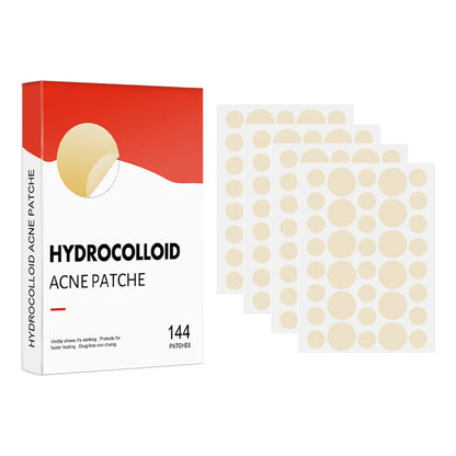 144pcs/set Face High-end Skin Care Pimple Acne Patches Professional Healing Absorbing Spot Sticker Covering  for Covering Acne