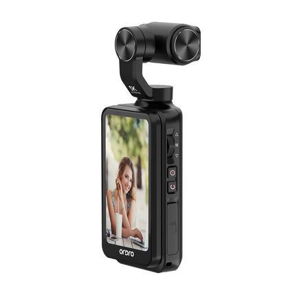 Ordro M5 Vlog Action Pocket Camera 5K 3-Axis Anti-shake Digital Video Camcorder 3.5" Screen Face Tracking IR Night Vison - Universal Market