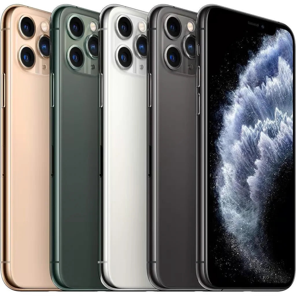 95% New Unlocked Original Apple iPhone 11 Pro Max 4G Mobile Phone 6.5" Face ID NFC 12MP Camera A13 Bionic IOS Cellphone - Universal Market