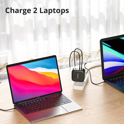 MINIX NEO P3 100W GaN USB Charger Travelling Charger with multi plugs EU/US/AU/UK  for Macbook ,For iPhone , For Samsung ,MI