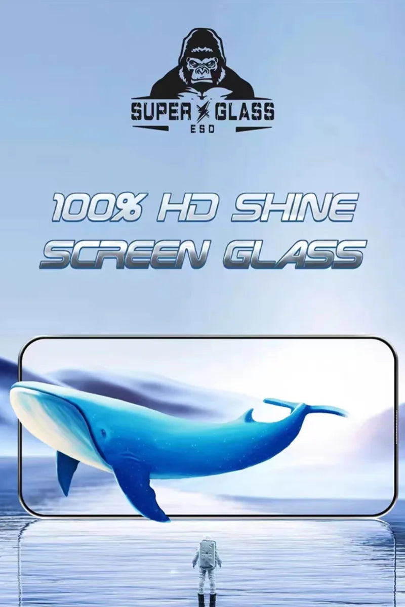 Gorilla Anti-Burst Tempered Glass For iPhone 15 Pro 14 13 12 11 Pro Max Screen Protector iPhone X XR XS Max Protection Film