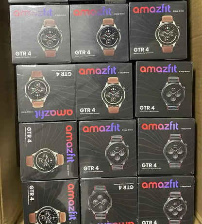 New Amazfit GTR 4 Global Version 46mm Smartwatch AMOLED Display Zepp OS App 14-day Battery Life GPS Watch for Andriod IOS Phone