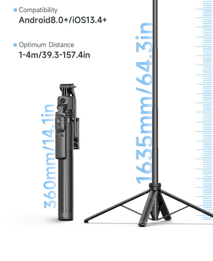 FGCLSY 360 ° rotation Selfie Stick Gimbal Stabilizer With Bluetooth Remote Intelligent AI Follow-Up Anti Shake For Smartphone