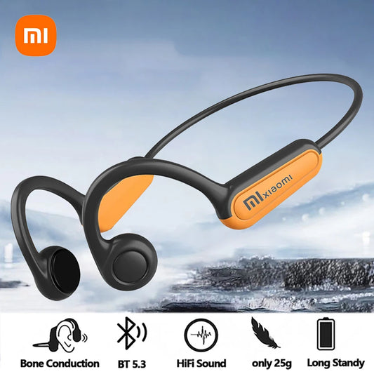 Xiaomi Mijia Bone Conduction Earphones Bluetooth 5.3 Sports Wireless Headphones Ear Hook Waterproof Headset for Running Driving - Universal Market