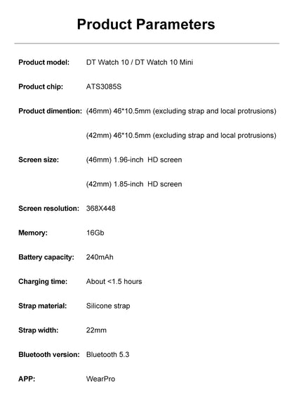 2025 New Series 10 For Apple Watch 10 SmartWatch 16G Memory Music Video NFC Bluetooth Call Waterproof Smartwatch For Android IOS