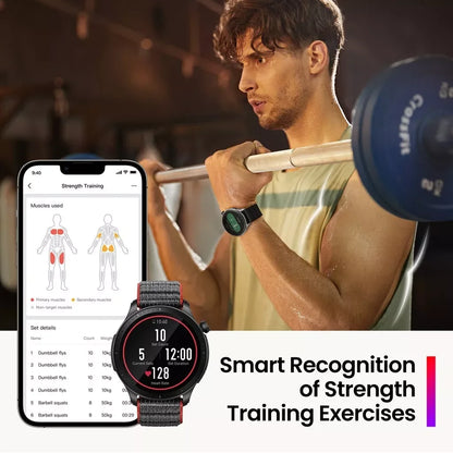 Brand New Amazfit GTR 4 Smartwatch 46mm AMOLED Display Zepp OS App 14-day Battery Life GPS Watch for Andriod IOS Phone