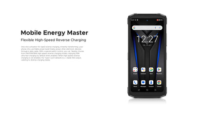 DOOGEE Fire 6 Power Rugged Smartphone 6.56" IPS Screen 15500mAh Battery Unisoc T606 8GB+256GB 50MP Camera Android 14 NFC