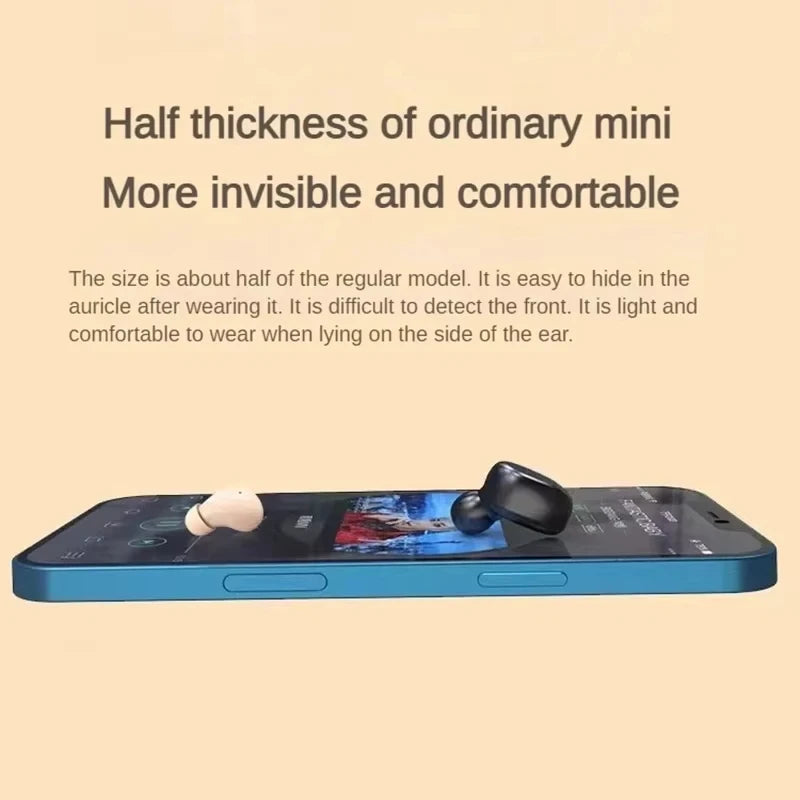 Xiaomi Mini Wireless Bluetooth 5.3 Headset Small Earbuds Sleep Work Music Sports Invisible HD HIFI Bass Sound Quality Earphones - Universal Market