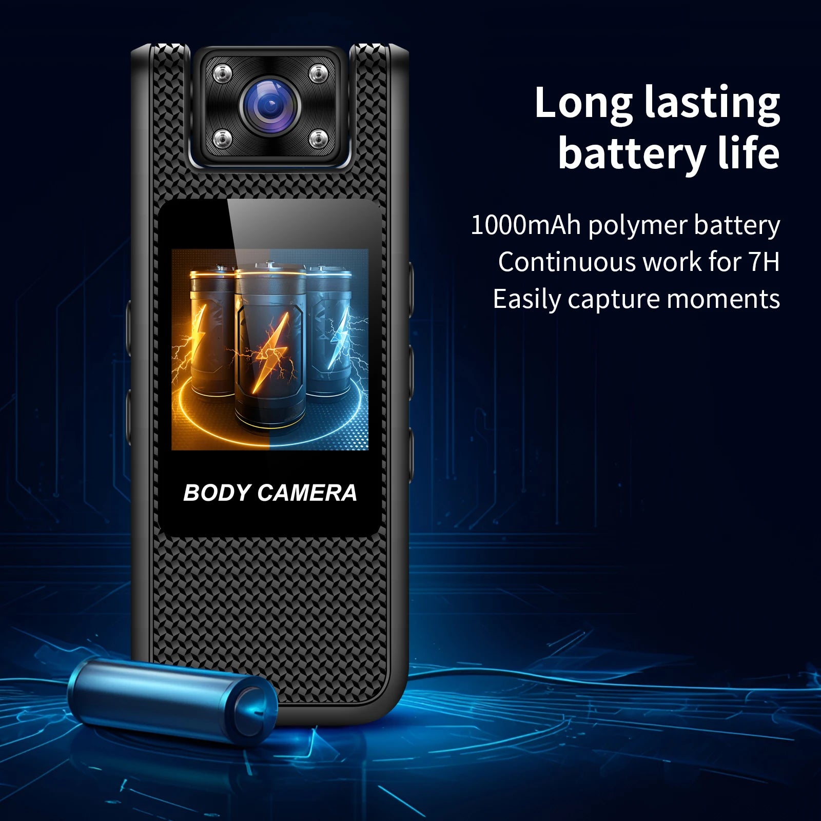 Portable 4K Mini Camera Digital Video Recorder With WiFi Worn Police Small Body Cam Infrared Night Vision Sports DV Camcorders - Universal Market