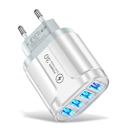 Vumpach 4 Ports USB Fast Charger Quick Charge 3.0 48W Wall Mobile Phone Fast Charging For iPhone Samsung Xiaomi  Adapter Travel