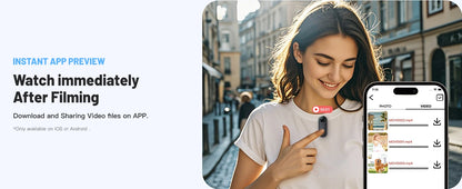 POV Camera with Magnetic Body Clip Small Body Wearable Camera 128G 1080P Small Tiny Outdoor Vlog Recorder Action Camera Sport DV