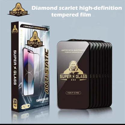 King Kong Gorilla Privacy Screen Protector For iPhone 11 12 13 14 15 Pro Max Anti-spy Tempered Glass For iPhone X XS Max 13 Pro